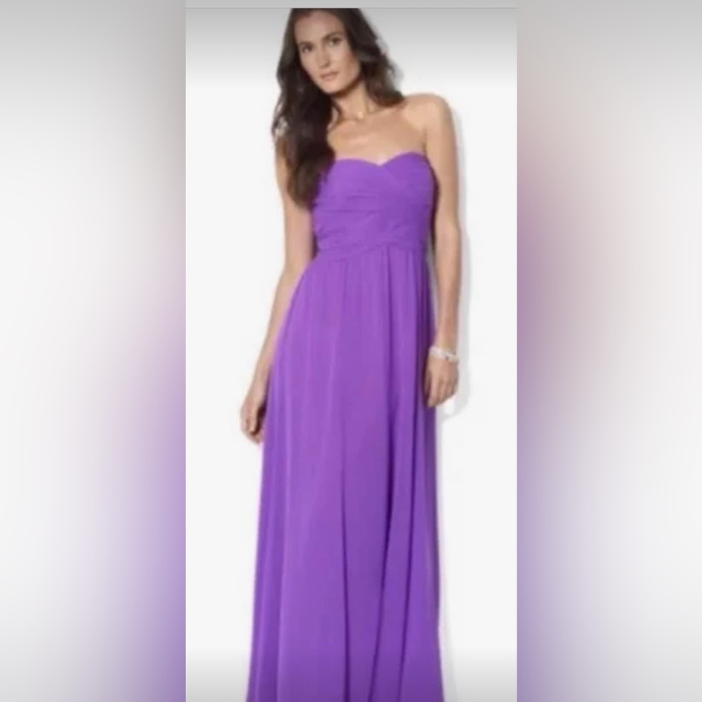 Lauren Ralph Lauren rush strapless Gown